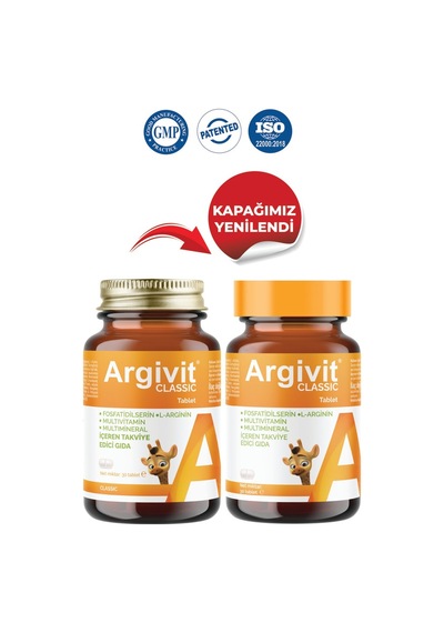 Classic Fosfotidilserin, L-arjinin, Multivitamin Ve Multimineral İçeren Tablet 30 Tablet