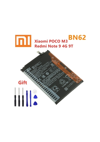 Redmi 9t Pil - Batarya Bn62 + Tamir Seti