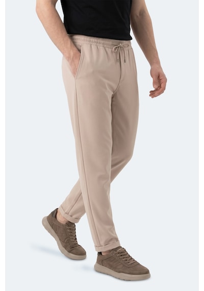 Slazenger Espıno Erkek Cepli Bej Eşofman Altı