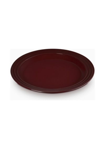 Le Creuset Renkli Dayanıklı Tasarım Seramik Kahvaltı Tabağı 22 Cm Bordo