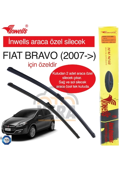 Fıat Bravo 2007- İnwells Araca Özel Silecek Takımı Inw018068