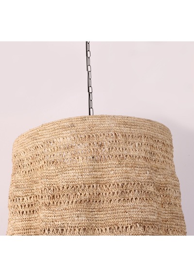 Selanik Örme Doğal Rafya 70x102 Cm Aydınlatma Bej