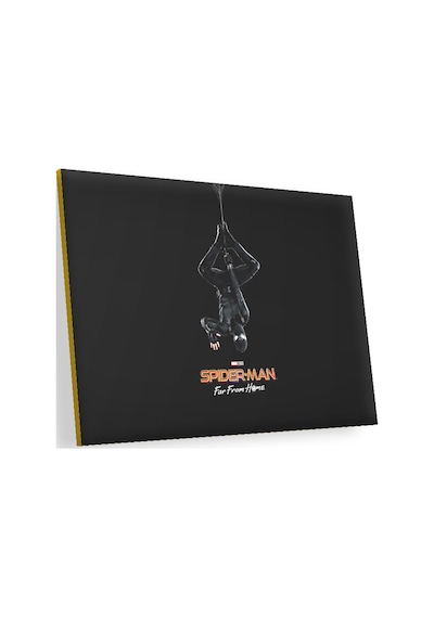 Cakasepetim Spiderman Evden Uzakta Ters Askı Ahşap Mdf Tablo