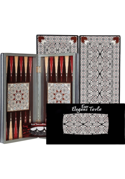 Eser Elegance Tavla Yıldız Sedefli Büyük Boy
