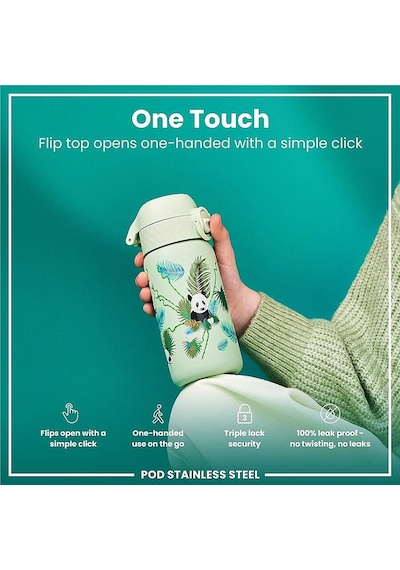 Ion8 Sızdırmaz Çocuk Su Termosu 320 Ml - Panda Çok Renkli