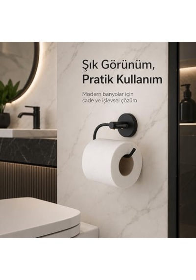 Lotus Siyah Açık Tuvalet Kağıtlığı, Yapışkanlı Ve Vidalı Montajlı Tuvalet Kağıdı Askısı, Mat Siyah Statik Boyama, 35 Mm Oval Bantlı Banyo Aksesuarı 16.5 x 12.2 x 11.2 CM Lotus Siyah Açık Tuvalet Kağıtlığı, Yapışkanlı Ve Vidalı Montajlı Tuvalet Kağıdı Askısı, Mat Siyah Statik Boyama, 35 Mm Oval Bantlı Banyo Aksesuarı 16.5 x 12.2 x 11.2 CM