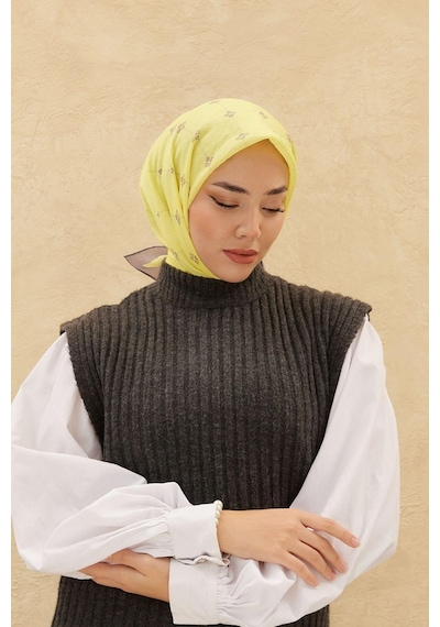 Silk Home Olinda Eşarp - Sarı Yeşil - Sarı Yeşil