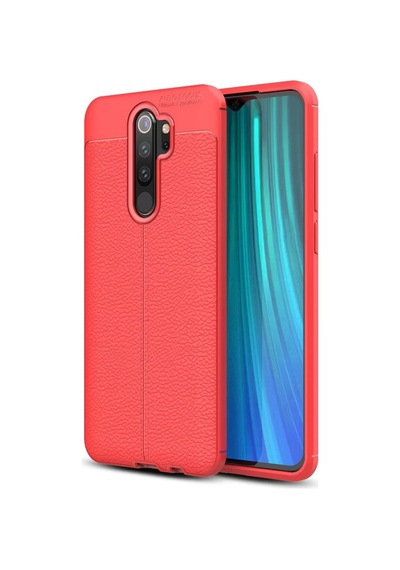 Newface Xiaomi Redmi Note 8 Pro Kılıf Auto Focus Kapak - Kırmızı