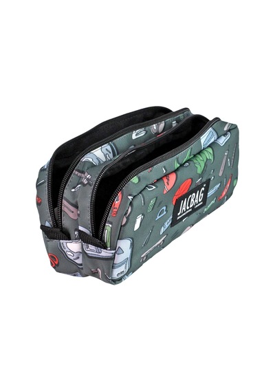 Jacbag Dual Pouch-iki Bölmeli Kalem Kutusu-college Renk:college