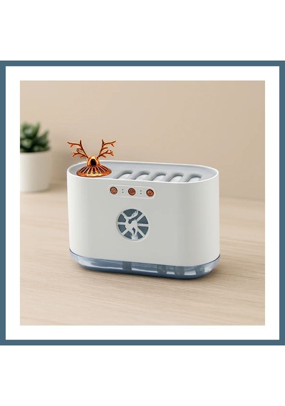 Agc Uygun Sepet 700ml Geyik Figürlü Usb Şarjlı Ses Duyarlı Hava Nemlendirici Agc
