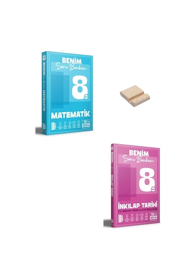 Lgs 8. Sınıf Benim Hocam Matematik Ve İnkılap Soru Bankam + Telefon Standı
