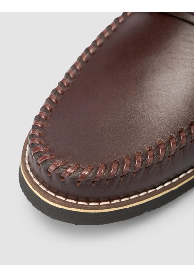 Cabani Miramar %100 Hakiki Deri Kahverengi Erkek Loafer