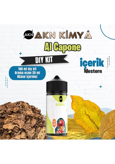 Capone Dıy Kit Gıda Aroması %20 Oranda Aroma İçerir Hazır Değildir 100 Ml