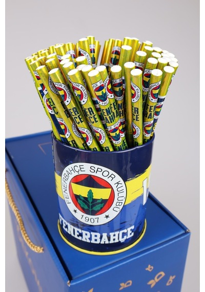 Lisanslı Fenerbahçe 2'li Kurşun Kalem Ve Kalemtraş Seti