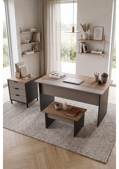 Robin Home Nexus Yönetici Ofis Takımı Makam Takımı Çalışma Masası Sehpa Keson 3 Parça Sepet-kumsal-antrasit Kahverengi Robin Home Nexus Yönetici Ofis Takımı Makam Takımı Çalışma Masası Sehpa Keson 3 Parça Sepet-kumsal-antrasit Kahverengi
