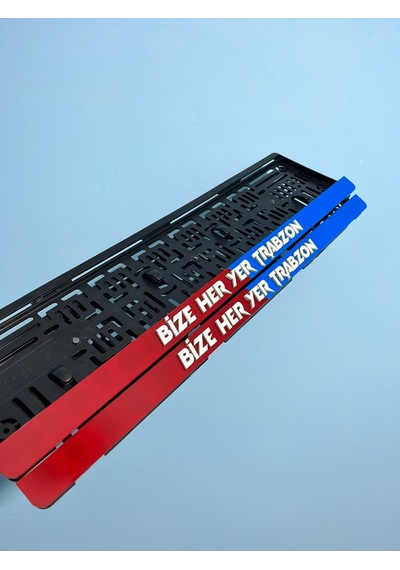 Bize Her Yer Trabzon Oto Plakalık 2adet