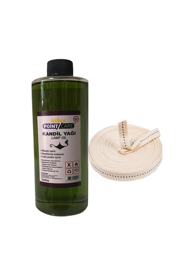 400ml Yeşil Kandil Yağı Kokusuz Dumansız Gaz Lambası Bambu Yakıtı