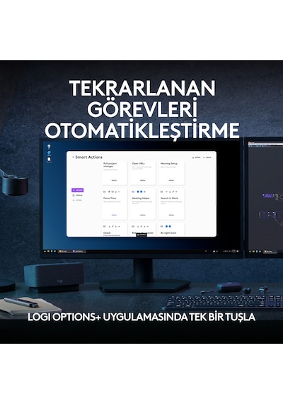 Logitech Mx Keys S Gelişmiş Aydınlatmalı Tam Boyutlu Kablosuz Türkçe Q Klavye - Siyah
