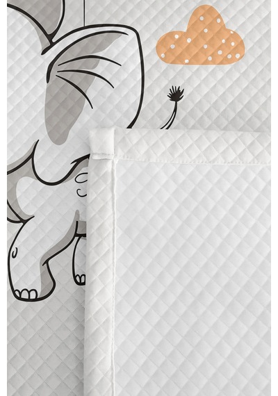 Evimde Bambaşka Yıldızlı Fil Çocuk Odası Tek Kişilik Pike Takımı - Yıldız Bulut 160x220 CM Kapitone Yatak Örtüsü Evimde Bambaşka Yıldızlı Fil Çocuk Odası Tek Kişilik Pike Takımı - Yıldız Bulut 160x220 CM Kapitone Yatak Örtüsü