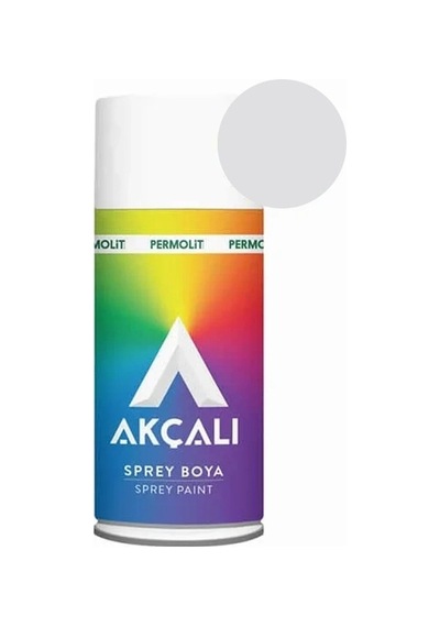 Akçalı Sprey Boya Mat Beyaz Ral501, 400ml Çok Renkli