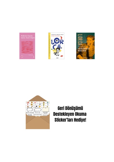 Everest Açıkhava 8 - Kanlı Düğün + Lorca Bütün Oyunları 4 + Bernarda Alba Nın Evi Mariana Pineda + Okuma Sticker'ları