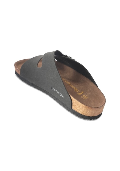 Slazenger LENS Erkek  Siyah Nubuk Terlik