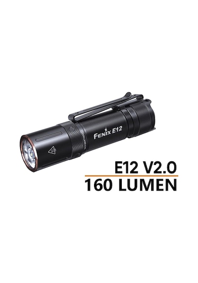 Fenix E12 V2.0 160 Lümen El Feneri pk_e12160 Siyah