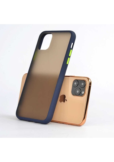 iPhone Uyumlu 11 Pro Kılıf Zore Fri Silikon - Lacivert