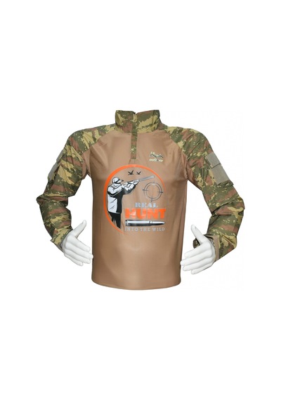 Combat Tişört Real Hunt M002 Avcı Kombat Çok Renkli