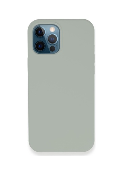 Apple iPhone  Uyumlu-  12 Pro Kılıf Lansman Legant Silikon - Açık Gri