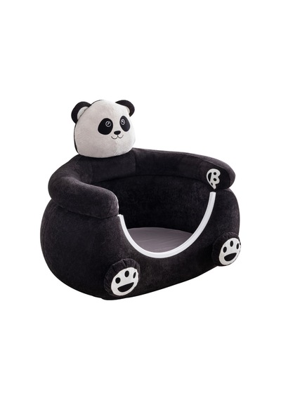 Beşik Panda Peluş Kumaşlı Hayvan Figürlü Beşik Renkli