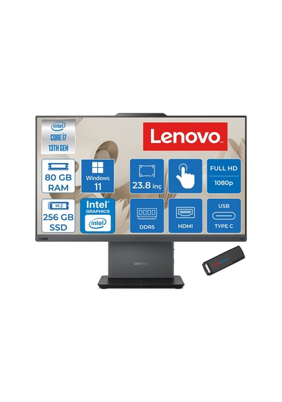 Lenovo ThinkCentre Neo 50a 24 Gen5 12SCA0CNTRP31 i7-13620H 80 GB 256 GB SSD 23.8" W11P AIO Masaüstü Bilgisayar Lenovo ThinkCentre Neo 50a 24 Gen5 12SCA0CNTRP31 i7-13620H 80 GB 256 GB SSD 23.8" W11P AIO Masaüstü Bilgisayar