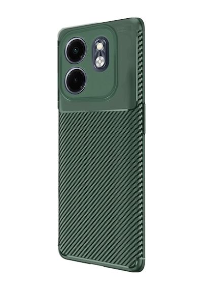 Smart 9 Kılıf Auto Focus Karbon Kapak - Koyu Yeşil Bz8683140857165