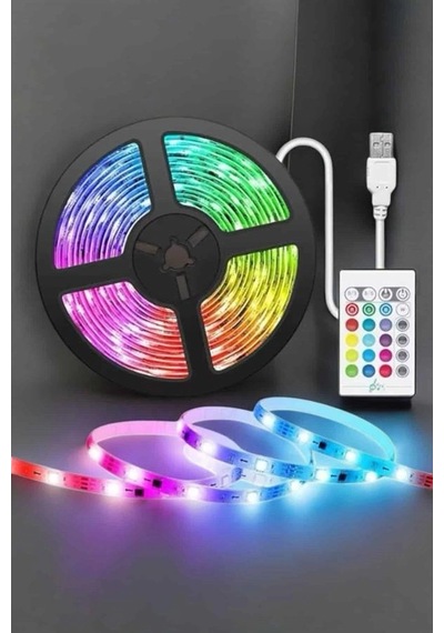 Hubrendy Tekno 5m Rgb Işıklı Her Ortama Uygun Led Işık