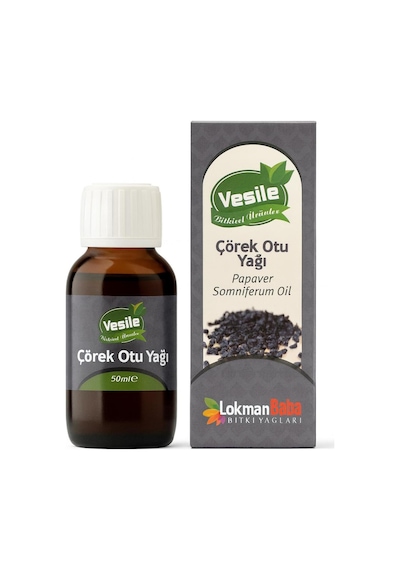 Vesile Soğuk Sıkım Çörekotu Yağı + Hint Yağı + Kabak Çekirdeği Yağı 3 x 50 ML