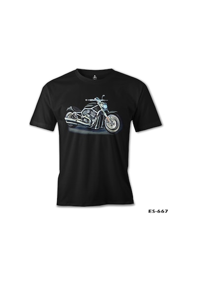 Motosiklet Siyah Erkek Tshirt