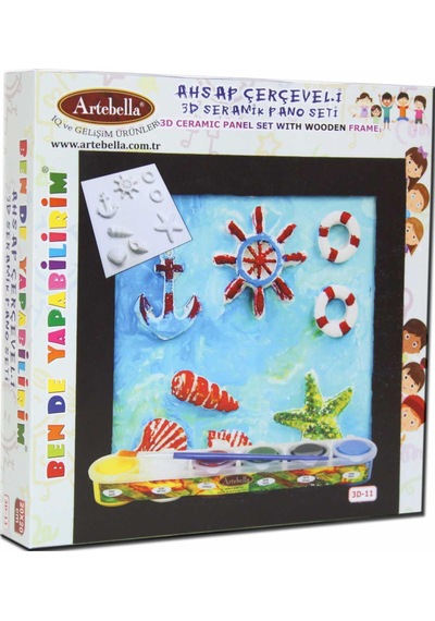 3d-11 Artebella Seramik Pano Boyama 20x20 Cm