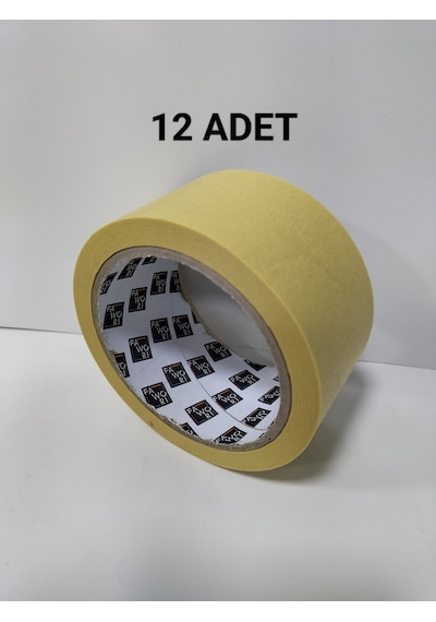 Fawori Kağıt Bant Boya Maskeleme Bandı 50 Mm X 30 Metre - 12 Adet