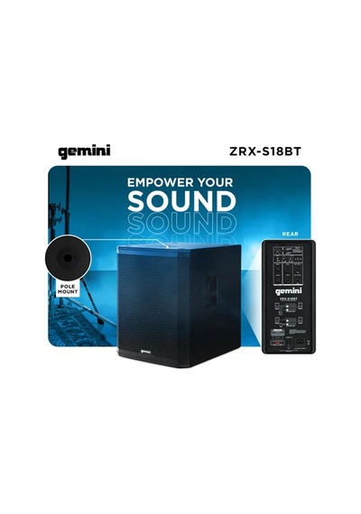 Zrx-s18bt 18" Subwoofer