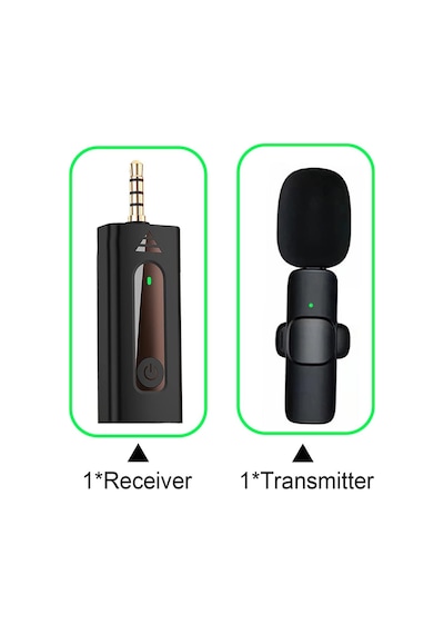 Daytona K35 Wireless Kablosuz Jaklı Çift Yaka Mikrofon