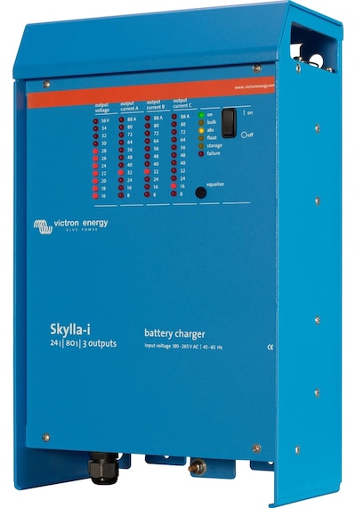 Victron Skylla-i 24/100 Üç Çıkışlı Şarj Cihazı Skı024100002
