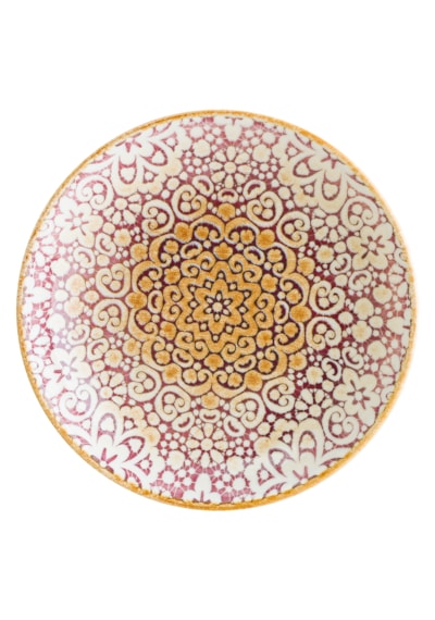 Alhambra Gourmet 12 Adet 15 Cm 330 Cc Porselen Çukur Tabak Bordo
