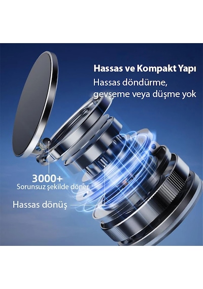 Northcity Vakumlu Manyetik Telefon Tutucu - Araç, Masa Ve Ofis İçin Güçlü Ve Kaymasız Çözüm