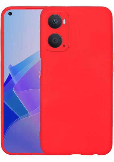 Oppo A96 4g Kılıf Zore Mara Lansman Kapak Kırmızı