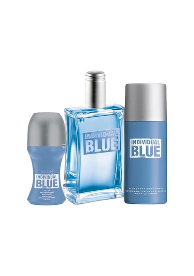 Avon Individual Blue Erkek Parfüm Seti EDT 100 ML 3'lü