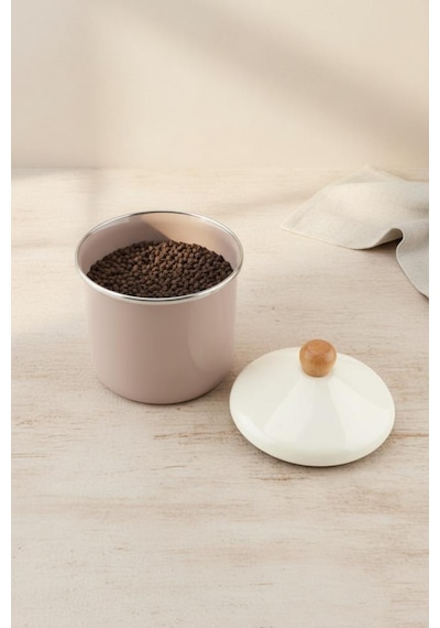Bambum Nostalji - Ahşap Saplı Baharatlık Toprak 12 Cm Taş