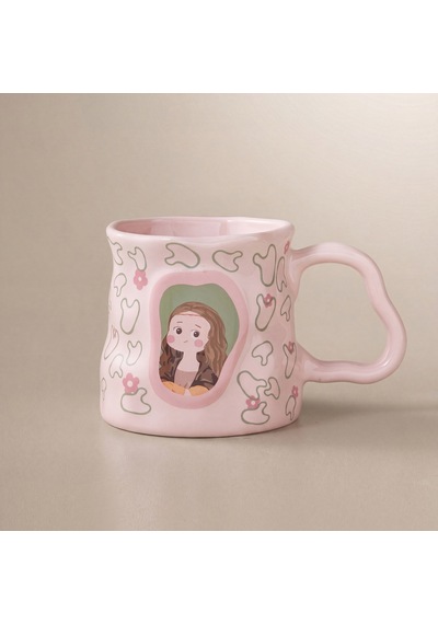 Karaca Canvas Pembe Kupa 380 Ml
