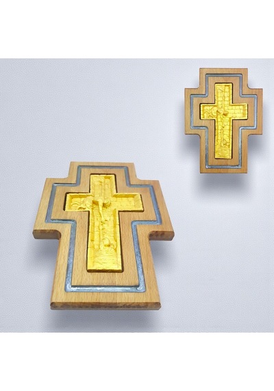 Epoksi Kanallı El Yapımı Ahşap Haç , Karanlıkta Parlayan Epoksi Sanatı, Hristiyan Ev Dekorasyonu 63705740