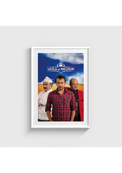 Leyla İle Mecnun Dizi Posteri Tablo Çerçeveli Poster Duvar Dekorasyonu Beyaz Çerçeveli Tablo Beyaz Çerçeveli Tablo Dn11d483beyaz