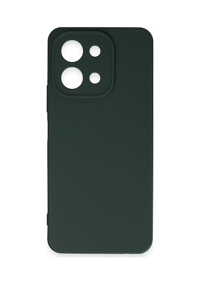 Newface - 75 - Vivo Y28 Kılıf First Silikon - - Csmo-tex - Koyu Yeşil